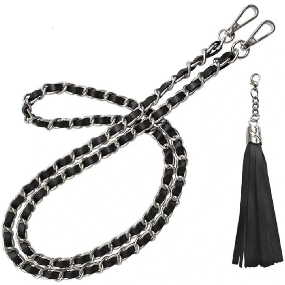 Strap Chanel Style Chain - Faux Leather - Replacement for Crossbody Shoulder Bag - Picture 8 of 8